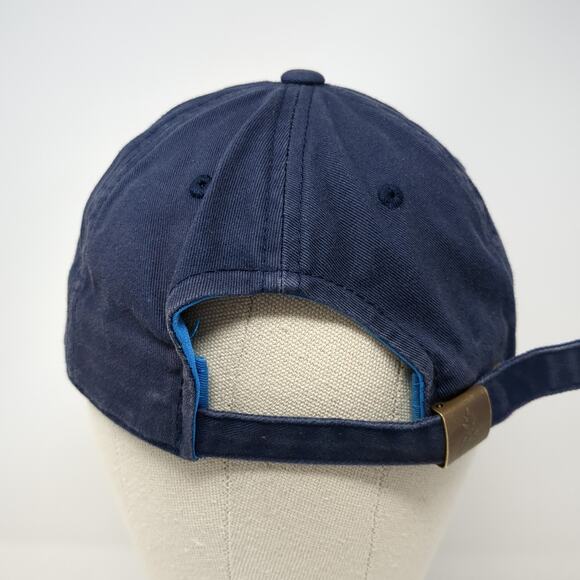 Rooster Slideback Baseball Cap Blue One Size Adjustable Embroidered Chubbies - Picture 6 of 9